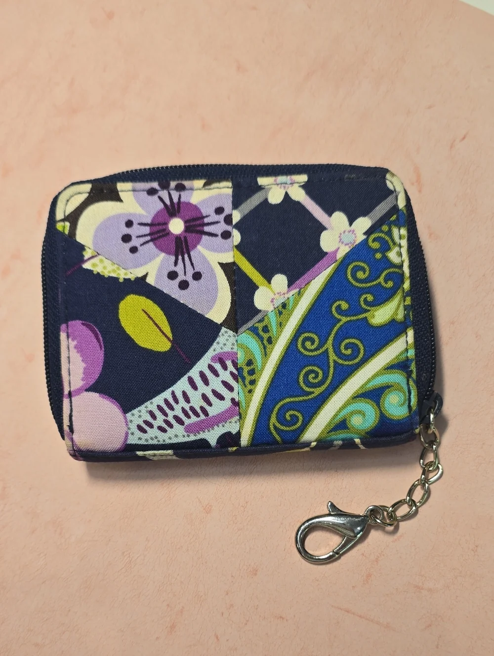 Vera Bradley - Retired Floral Nightingale Acordian Card Holder